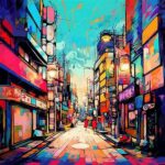 Modern Art Scene On Main Streets